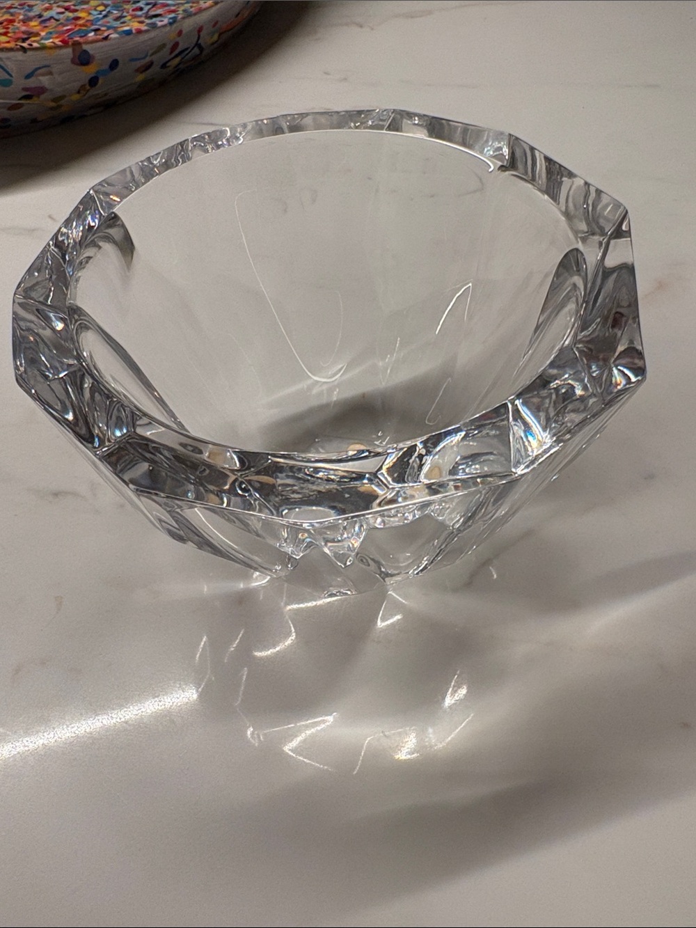 ORREFORS RESIDENCE CRYSTAL BOWL- signed
